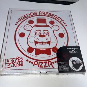 Five Nights At Freddys 3-Piece Pizza Kit Pan Cutter Apron Fnaf Costume Halloween